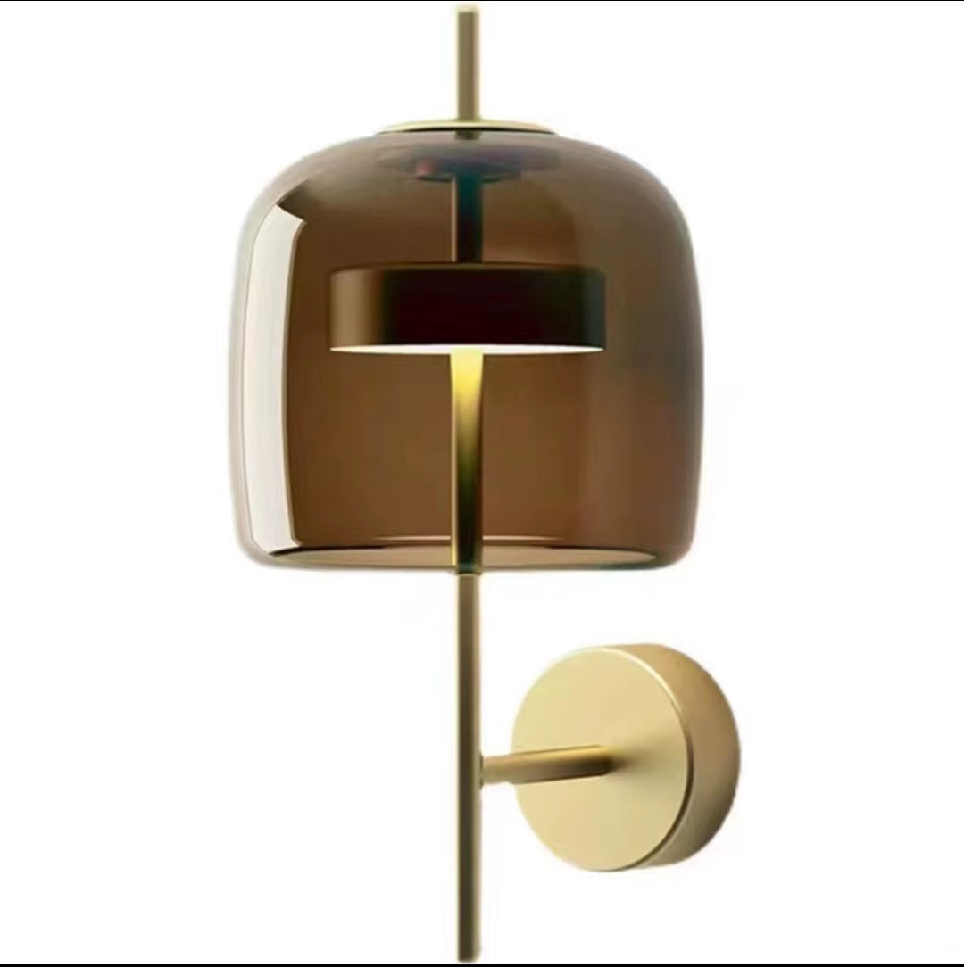 Post-Modern Luxury Glass Wall Lamp, Nordic Designer Lamp for Bedroom, Study, Corridor, Home Decor