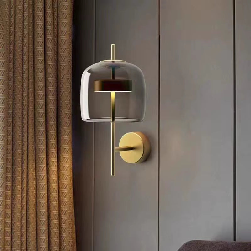 Post-Modern Luxury Glass Wall Lamp, Nordic Designer Lamp for Bedroom, Study, Corridor, Home Decor