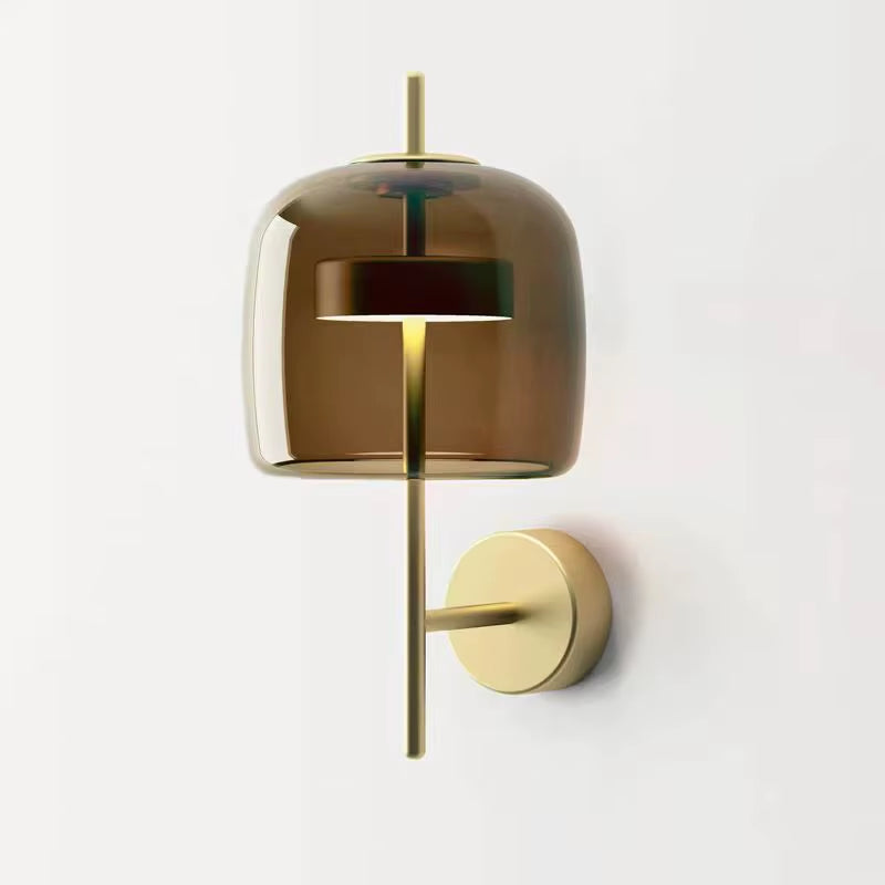 Post-Modern Luxury Glass Wall Lamp, Nordic Designer Lamp for Bedroom, Study, Corridor, Home Decor