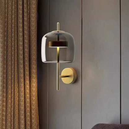 Post-Modern Luxury Glass Wall Lamp, Nordic Designer Lamp for Bedroom, Study, Corridor, Home Decor